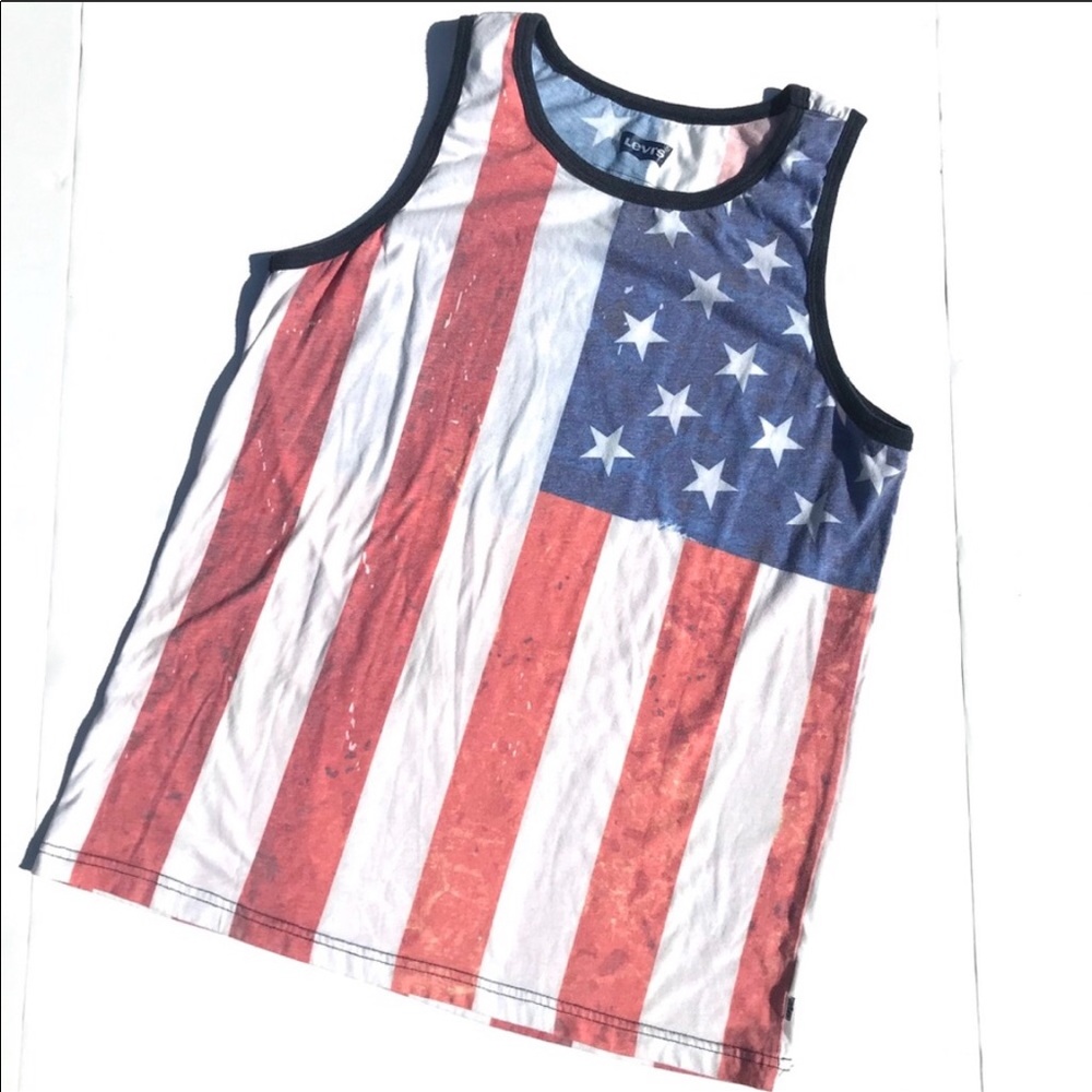Levi’s American Flag Tank Top 3/$12